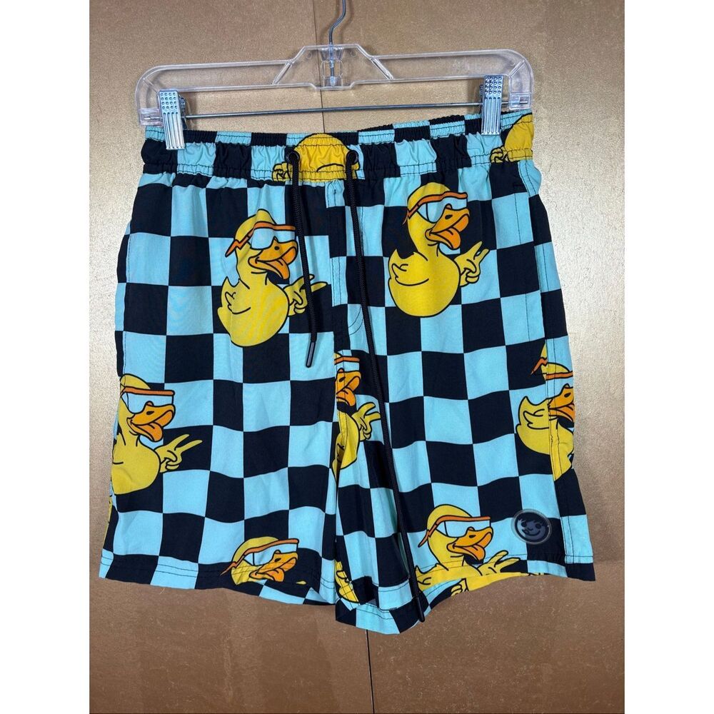 Neff Mens rubber ducky print swimming trunks size XL